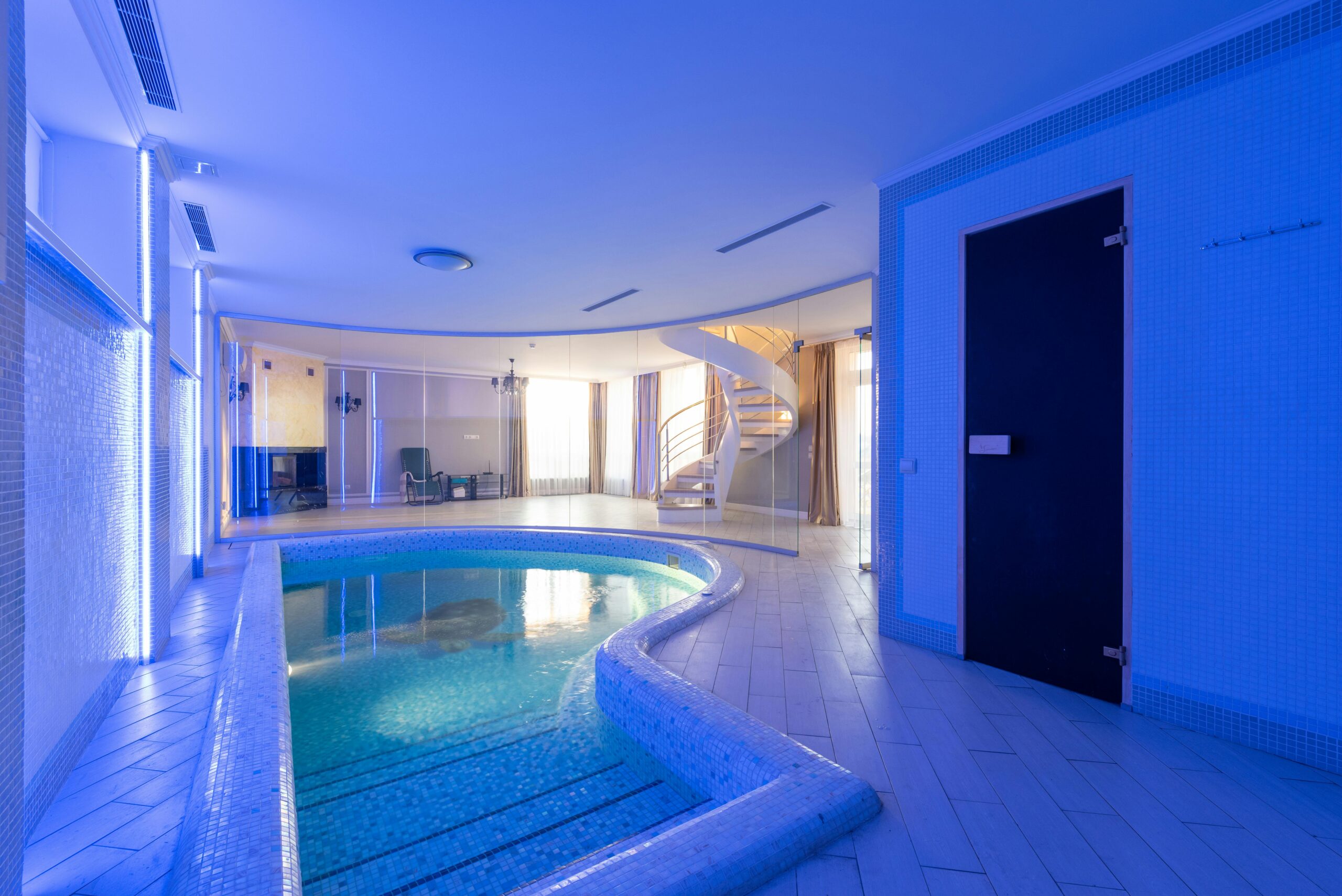 House with Indoor Swimming Pool