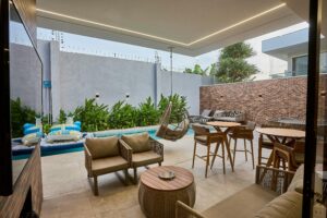 Outdoor Pool with a Seating Area: Design Ideas & Layout Guide