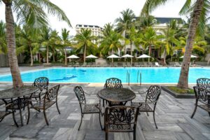 Outdoor Pool with a Seating Area: Design Ideas & Layout Guide