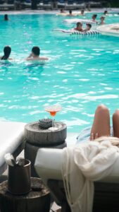 Outdoor Pool with a Tanning Ledge: Design & Benefits